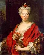 Nicolas de Largilliere Portrait of Marguerite de Largilliere Spain oil painting artist